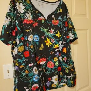 Pandamed scrubs top